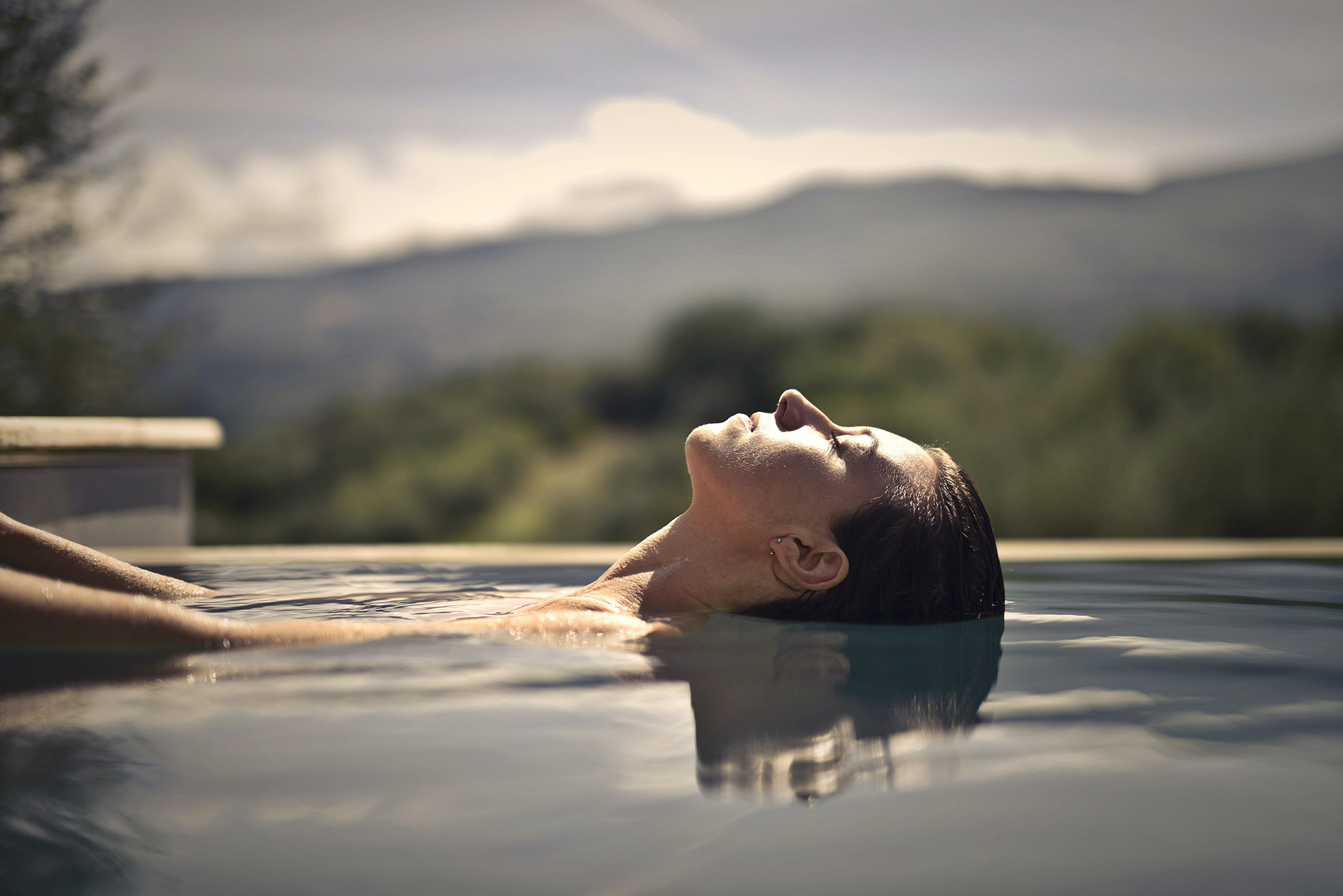 Termas de Arties, al aire libre.