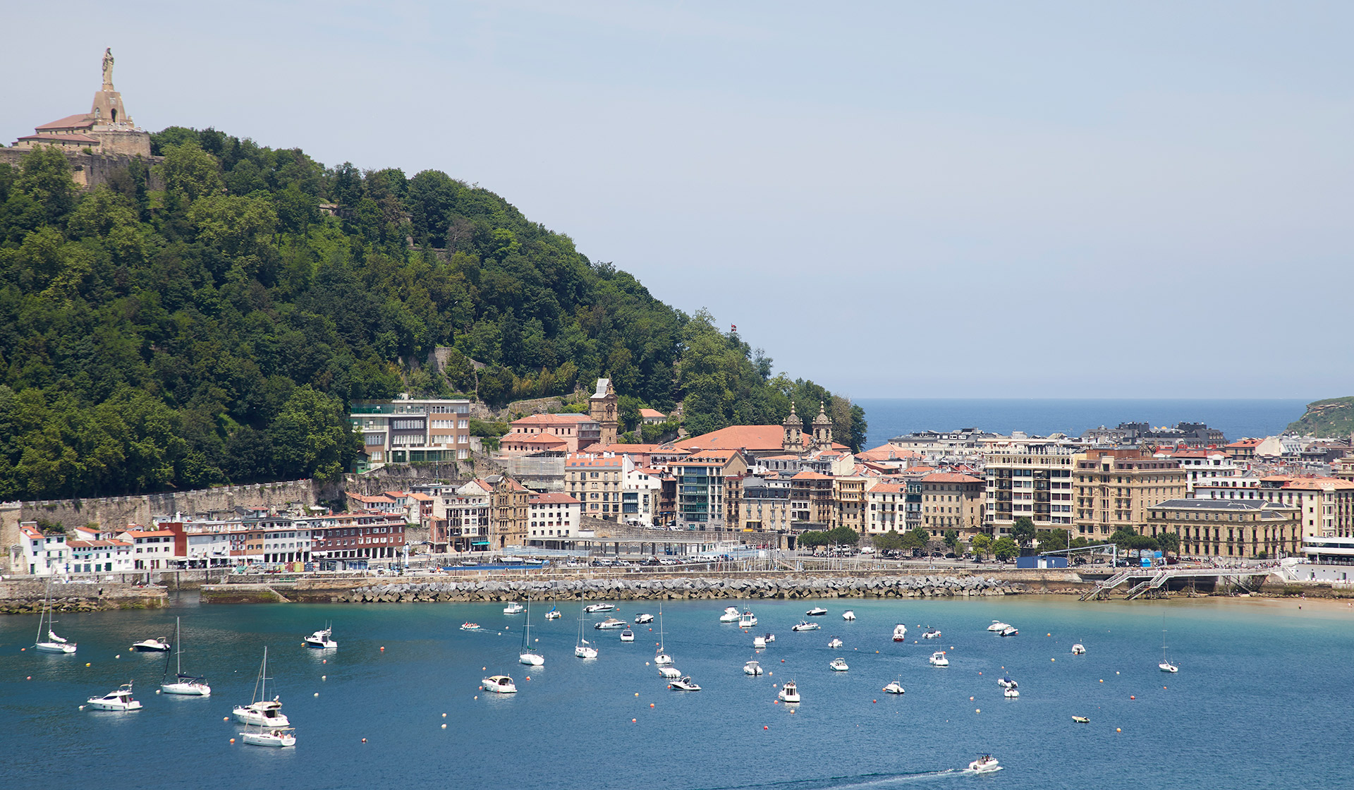 El Puerto y la Parte Vieja de San Sebastián.