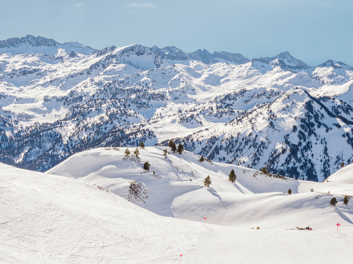 Una de las 10 mejores pistas de Baqueira Beret.