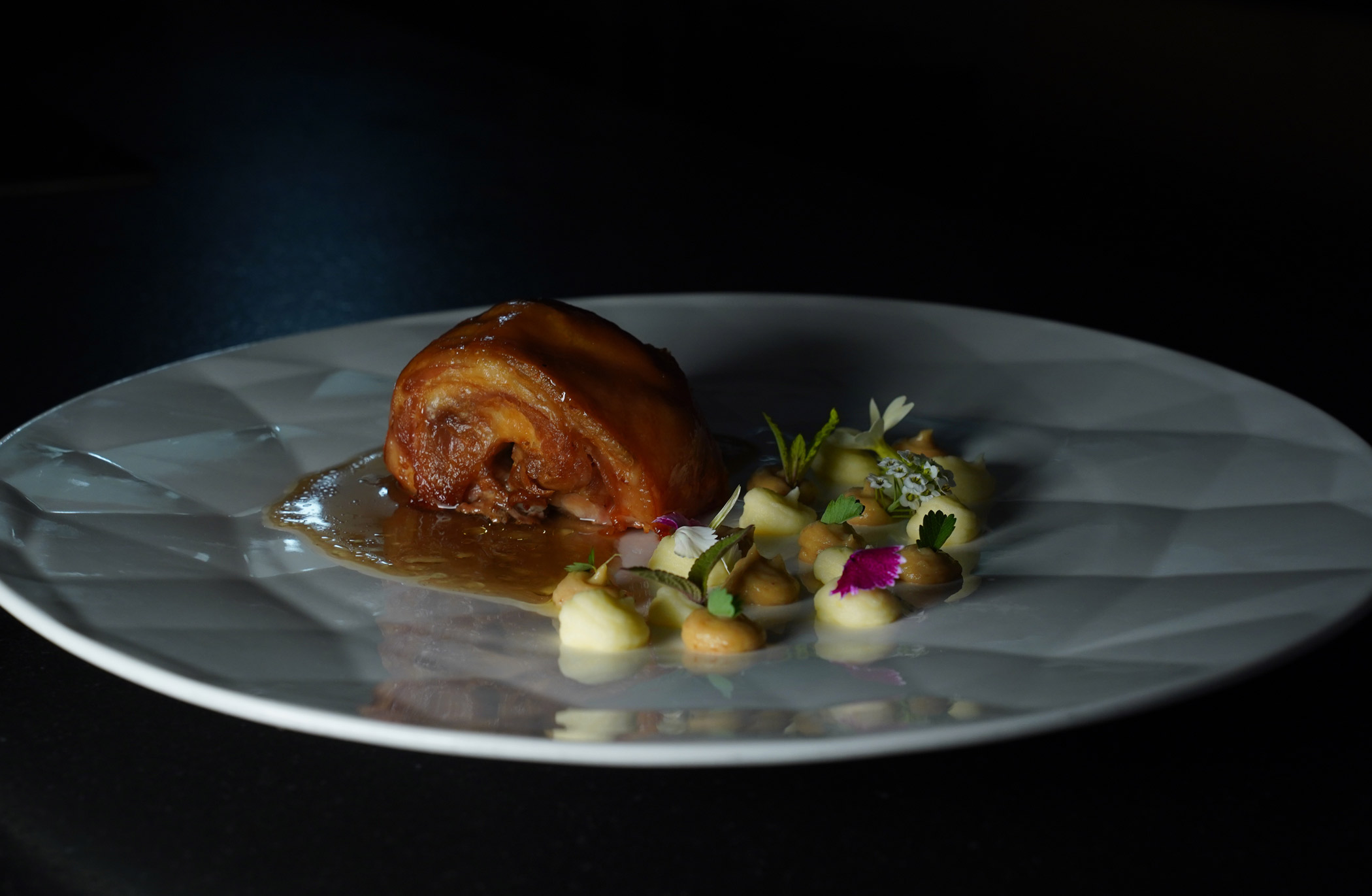 Cochinillo, uno de los platos del restaurante Zelai Txiki.